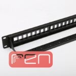 فریم پچ پنل ۲۴ پورت UTP مناسب کیستون‌های استاندارد RJ45