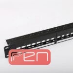 فریم پچ پنل ۲۴ پورت UTP مناسب کیستون‌های استاندارد RJ45