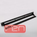 فریم پچ پنل ۲۴ پورت UTP مناسب کیستون‌های استاندارد RJ45