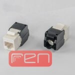 کیستون شبکه RJ45 بدون ابزار Cat6A با طراحی 180 درجه