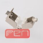 کیستون شبکه Cat6A شیلددار با طراحی بدون ابزار