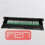 پچ پنل تلفنی 25 پورت RJ11 Cat3 مدل PV-04 با ترمینال Krone IDC