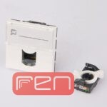 کیستون Cat6A UTP باریک لگراند مدل 076574 سفید
