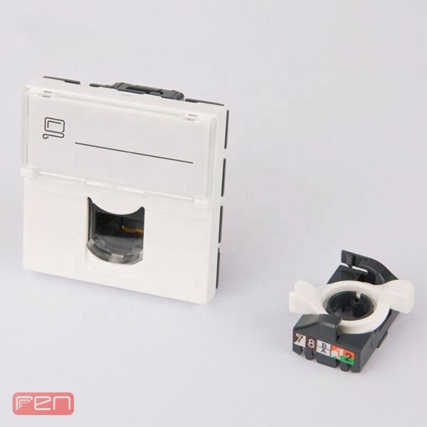کیستون Cat6A UTP باریک لگراند مدل 076574 سفید
