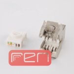 کیستون شبکه Cat6A شیلددار با طراحی بدون ابزار
