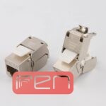 کیستون شبکه Cat6A شیلددار با طراحی بدون ابزار