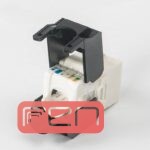 کیستون شبکه RJ45 بدون ابزار Cat6A با طراحی 180 درجه